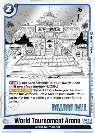 World Tournament Arena Holofoil FB06-043 Manga Booster 01 Fusion World card