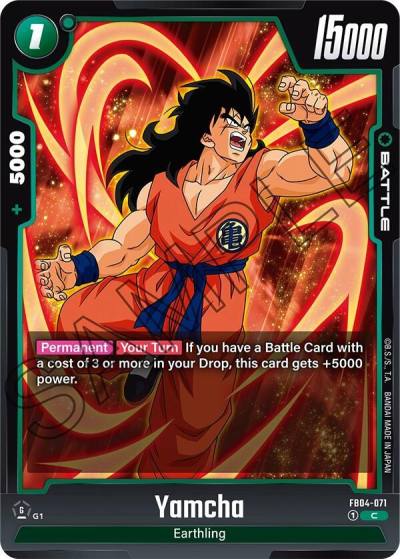Yamcha FB04-071 Ultra Limit Fusion World card
