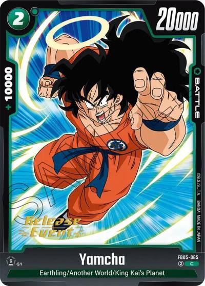 Yamcha FB05-065 New Adventure Release Event Cards Fusion World card