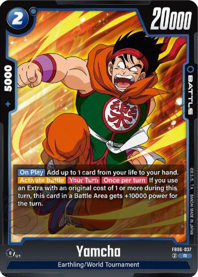 Yamcha FB06-037 Rivals Clash Fusion World card