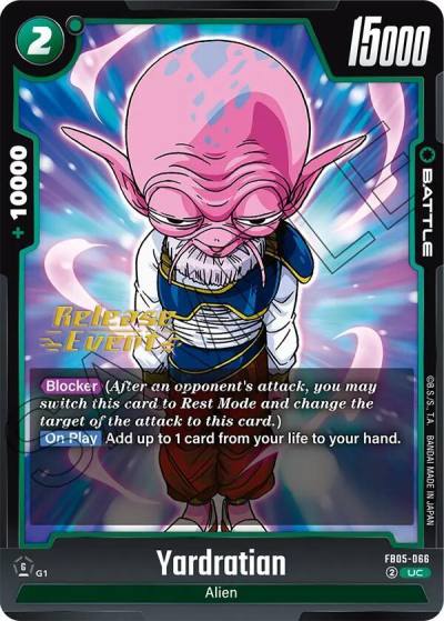 Yardratian FB05-066 New Adventure Release Event Cards Fusion World card
