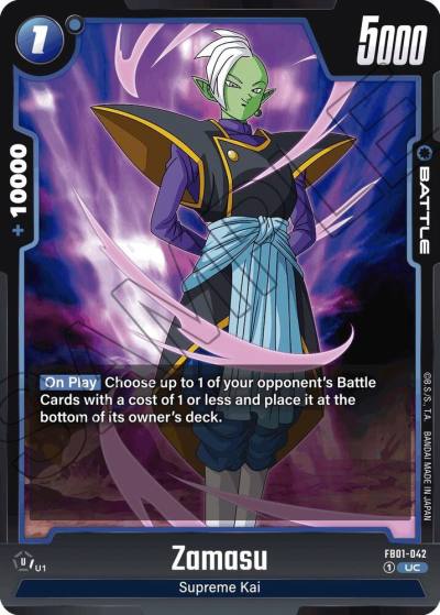 Zamasu FB01-042 Awakened Pulse Fusion World card