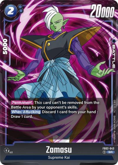 Zamasu FB02-043 Blazing Aura Fusion World card