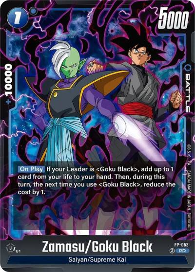 Zamasu Goku Black Tournament Pack 08 FP-053 Tournament and Championship Promos Fusion World card