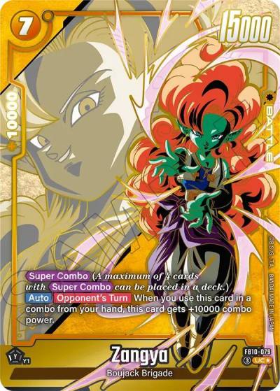 Zangya Alternate Art FB10-079 Cross Force Fusion World card