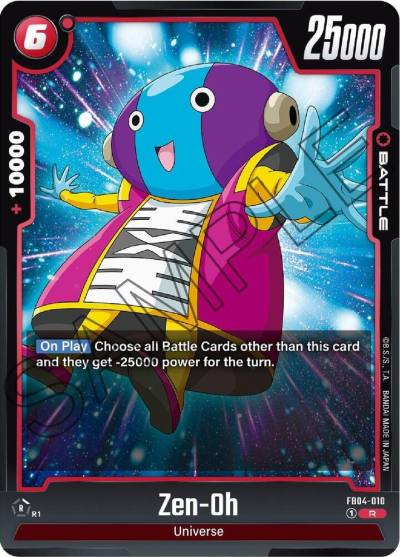Zen Oh FB04-010 Ultra Limit Fusion World card