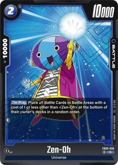 Zen Oh FB09-030 Dual Evolution Fusion World card